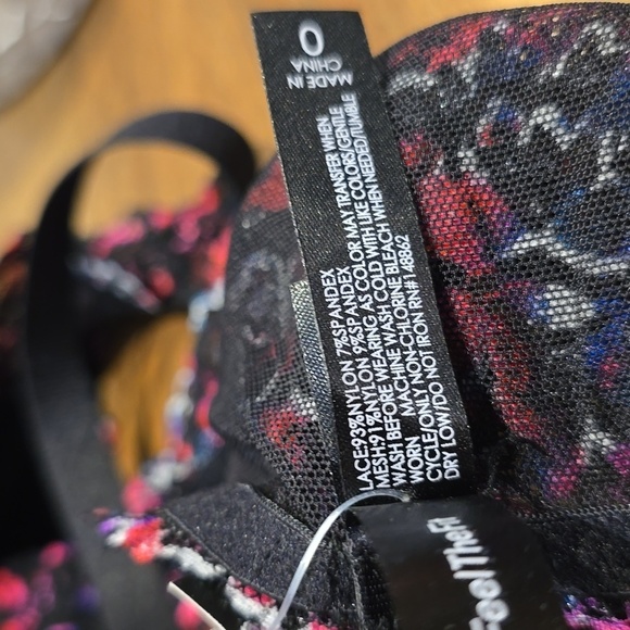 Torrid - XO Front Lace Bralette in Rainbow Leopard Rich Black​​​​ - Picture 8 of 13